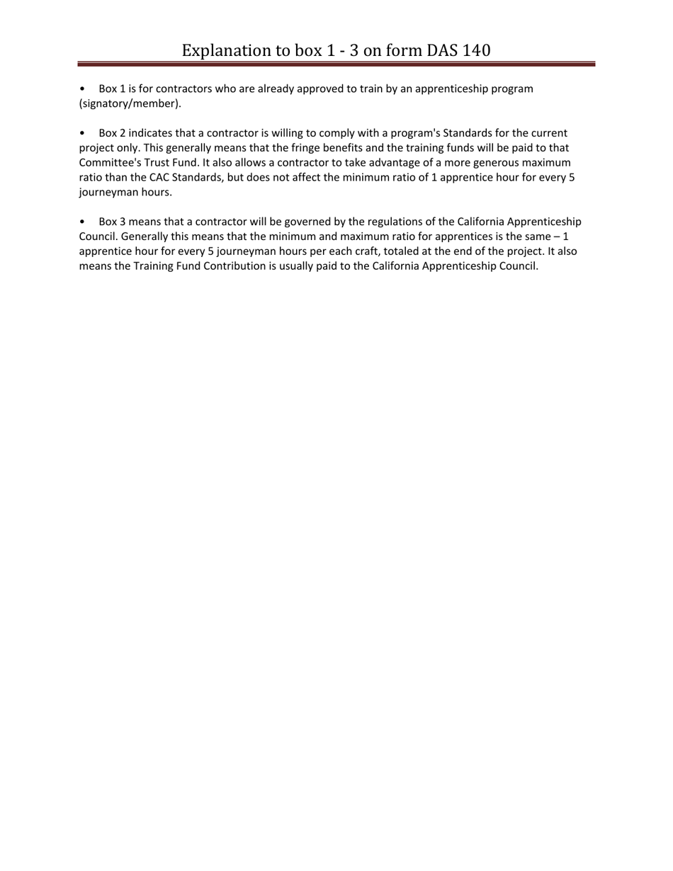 Form DAS140 Public Works Contract Award Information - California, Page 2