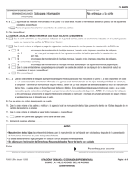 Formulario FL-600 Citacion Y Demanda O Demanda Suplementa Sobre Las Obligaciones De Los Padre (Gubernamental) - California (Spanish), Page 3