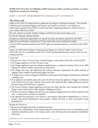Application for Flagger Training - Colorado, Page 2