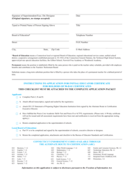 Form ED172 Application for Temporary 90-day Certificate - Connecticut, Page 3
