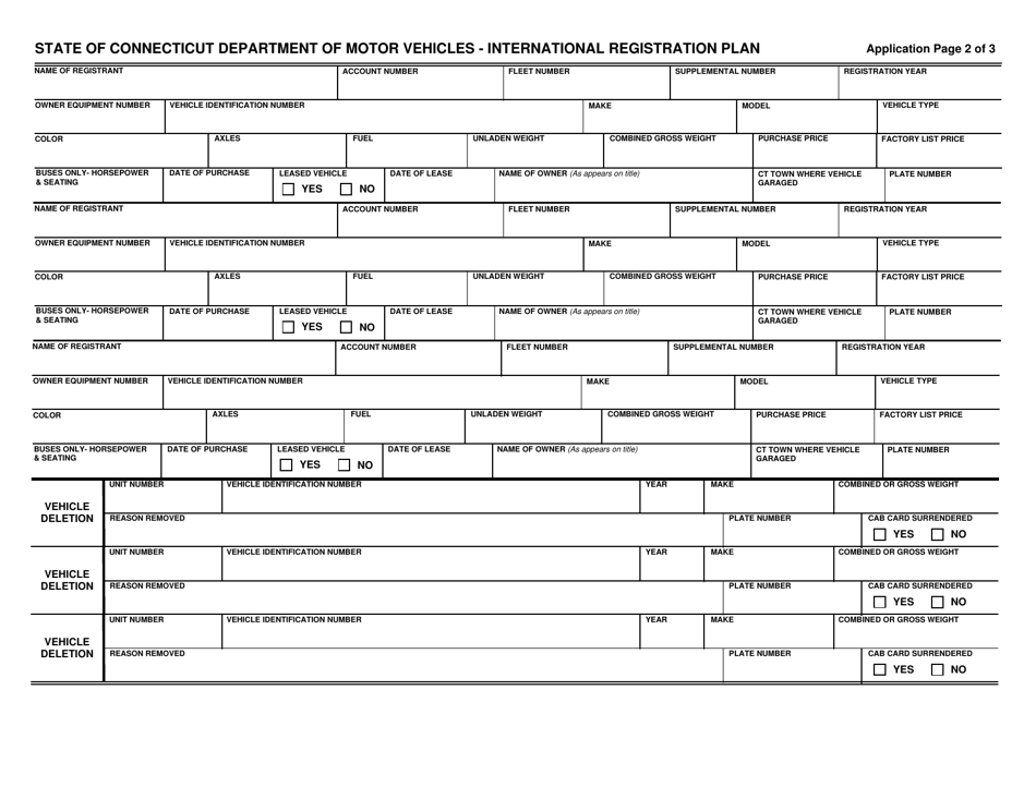 Form Irp Schedule A E Fill Out Sign Online And Download Fillable Pdf Connecticut