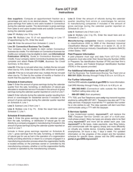 Instructions for Form UCT-212 Municipal Gas Utilities, Gas Suppliers, and Local Gas Distribution Companies Gross Earnings Tax Return - Connecticut, Page 2