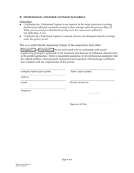 DEP Form 62-621.500(1)(B) Notice of Intent to Use the Generic Permit for Discharges From Fresh Citrus Fruit Packinghouses to Percolation Ponds (Subsection 62-621.500(1)(B), F.a.c.) - Florida, Page 6