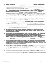 DEP Form 62-730.900(4)(D) &quot;Hazardous Waste Facility Corporate Guarantee for Liability Coverage&quot; - Florida, Page 3