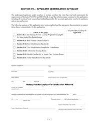 DEP Form 62-788.101(1) Voluntary Cleanup Tax Credit Application and Affidavit - Florida, Page 11