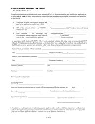 DEP Form 62-788.101(1) Voluntary Cleanup Tax Credit Application and Affidavit - Florida, Page 8