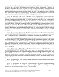 Form 62-342.700(3) Mitigation Bank Standby Trust Fund Agreement to Demonstrate Construction and Implementation Financial Assurance - Florida, Page 6
