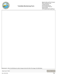 Turbidity Monitoring Form - Florida, Page 10