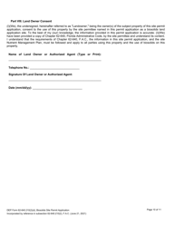 DEP Form 62-640.210(2)(D) Biosolids Site Permit Application - Florida, Page 10