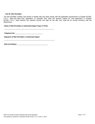 DEP Form 62-640.210(2)(D) Biosolids Site Permit Application - Florida, Page 11