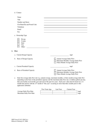 DEP Form 62-621.500(2)(C) Notice of Intent to Use a Generic Permit for Domestic Wastewater Facilities Under Rules 62-621.500(2)(A) or (B), F.a.c. - Florida, Page 3
