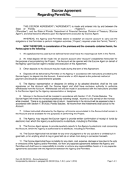 Document preview: Form 62-330.301(5) Escrow Agreement - Florida