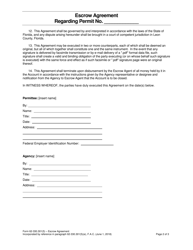 Form 62-330.301(5) Escrow Agreement - Florida, Page 2