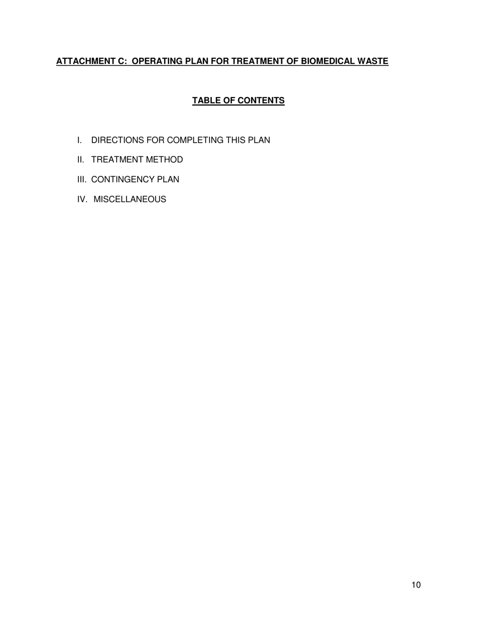 Florida Biomedical Waste Operating Plan Fill Out, Sign Online and