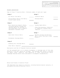 DEP Form 62-528.900(3) Construction/Clearance Permit Application for Class V Well - Florida, Page 2