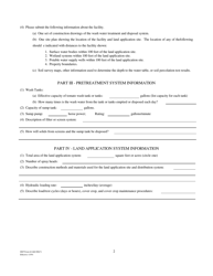 DEP Form 62-660.900(7) Tomato Wash Water General Permit Notification Form - Florida, Page 2