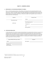 DEP Form 62-621.300(3)(B) Notice of Intent to Use Generic Permit for Discharges From Concrete Batch Plants - Florida, Page 10