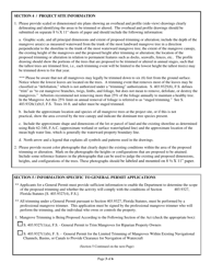Notice of Intent to Use General Permit for Mangrove Trimming or Application for Individual Permit to Alter or Trim Mangroves Pursuant to Section 403.9327, Florida Statutes, or Section 403.9328, Florida Statutes - Florida, Page 3