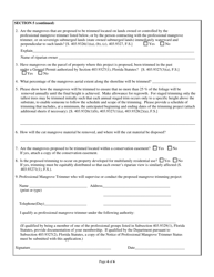 Notice of Intent to Use General Permit for Mangrove Trimming or Application for Individual Permit to Alter or Trim Mangroves Pursuant to Section 403.9327, Florida Statutes, or Section 403.9328, Florida Statutes - Florida, Page 4