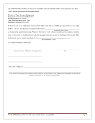 Form 62B-56.900(13) Letter of Credit - Florida, Page 2