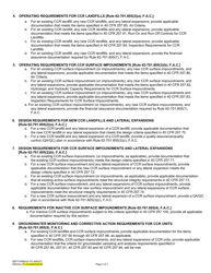DEP Form 62-701.900(37) Application to Construct, Operate, Modify or Close a Coal Combustion Residual (Ccr) Unit or Units - Florida, Page 5