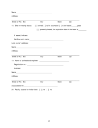 DEP Form 62-737.900(2) Application for a Mercury-Containing Lamp or Device Mercury Recovery or Mercury Reclamation Facility Permit - Florida, Page 14