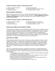 DEP Form 62-737.900(2) Application for a Mercury-Containing Lamp or Device Mercury Recovery or Mercury Reclamation Facility Permit - Florida, Page 4
