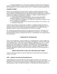 DEP Form 62-737.900(2) Application for a Mercury-Containing Lamp or Device Mercury Recovery or Mercury Reclamation Facility Permit - Florida, Page 6