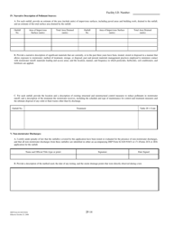 DEP Form 62-620.910(8) (2F) Application for Permit for Stormwater Discharge Associated With Industrial Activity - Florida, Page 14