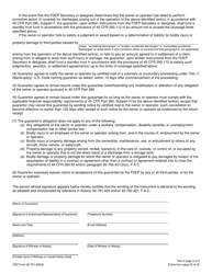 DEP Form 62-761.900(3) Part K Storage Tank Local Government Guarantee With Standby Trust Made by a State - Florida, Page 2