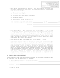DEP Form 62-528.900(1) Application to Construct/Operate/Abandon Class I, Iii, or V Injection Well Systems - Florida, Page 12