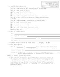 DEP Form 62-528.900(1) Application to Construct/Operate/Abandon Class I, Iii, or V Injection Well Systems - Florida, Page 2