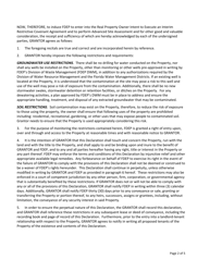 Declaration of Interim Restrictive Covenant - Florida, Page 2
