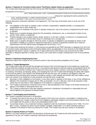 DEP Form 62-761.900(3) Part H Storage Tank Standby Trust Fund Agreement - Florida, Page 2