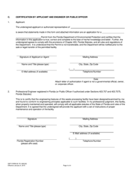 DEP Form 62-701.900(32) Application for a Permit to Construct and Operate a Research, Development and Demonstration Facility - Florida, Page 4