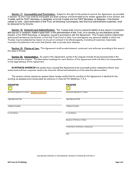 DEP Form 62-701.900(5)(G) Solid Waste Facility Trust Fund Agreement - Florida, Page 4
