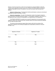DEP Form 62-673.900(4)(A) &quot;Phosphogypsum Stack System Trust Fund Agreement to Demonstrate Closure, Water Management and/or Long-Term Care Financial Assurance&quot; - Florida, Page 5