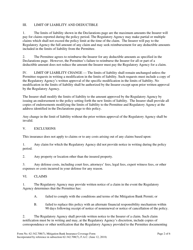 Form 62-342.700(7) Mitigation Bank Insurance Coverage Form - Florida, Page 2