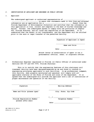 DEP Form 62-713.900(1) Application for Permit to Construct or Operate a Stationary Soil Treatment Facility - Florida, Page 5