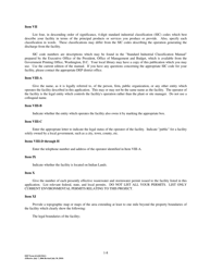 Form 1 (DEP Form 62-620.910(1)) Wastewater Facility or Activity Permit Application - Florida, Page 8