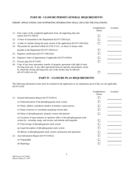 DEP Form 62-673.900(3) Hosphogypsum Stack System Closure Permit Application - Florida, Page 2