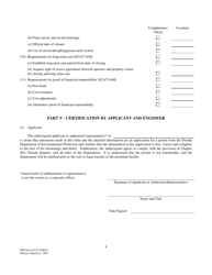DEP Form 62-673.900(3) Hosphogypsum Stack System Closure Permit Application - Florida, Page 4