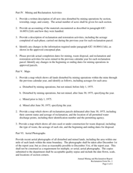Reclamation Form 2 Annual Mining and Reclamation Report - Florida, Page 4