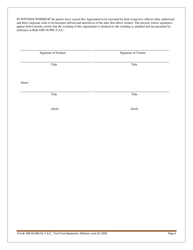 Form 62B-56.900(10) Trust Fund Agreement - Florida, Page 4