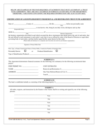 Form 62B-56.900(10) Trust Fund Agreement - Florida, Page 5