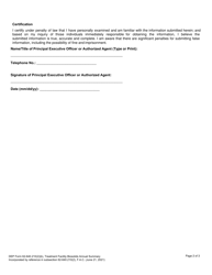 DEP Form 62-640.210(2)(B) Treatment Facility Biosolids Annual Summary - Florida, Page 2