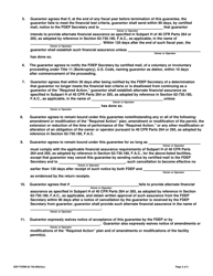 DEP Form 62-730.900(4)(C) Hazardous Waste Facility Corporate Guarantee to Demonstrate Financial Assurance - Florida, Page 2