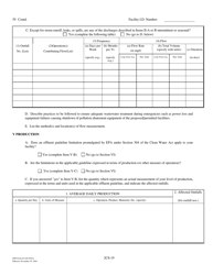 DEP Form 62-620.910(5) (2CS) Wastewater Application for Permit to Discharge Process Wastewater From New or Existing Industrial Wastewater Facilities to Surface Waters - Florida, Page 19