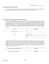 DEP Form 62-620.910(5) (2CS) Wastewater Application for Permit to Discharge Process Wastewater From New or Existing Industrial Wastewater Facilities to Surface Waters - Florida, Page 22