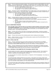 DEP Form 62-624.600(2) Annual Report Form for Individual Npdes Permits for Municipal Separate Storm Sewer Systems - Florida, Page 2